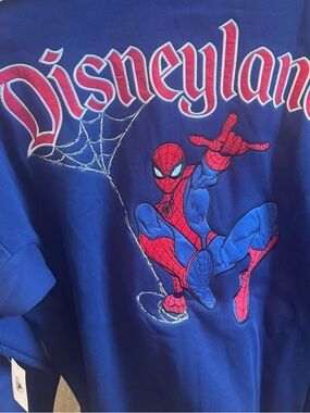 Disney Blue & Red Spider-Man Puffer Jacket